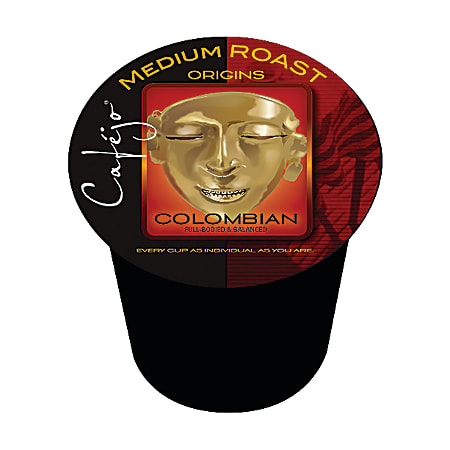 Cafejo Colombian Coffee Single-Serve Pods, 0.5 Oz, Carton Of 24