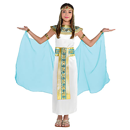 Amscan Shimmer Cleopatra Girls' Halloween Costume, Medium