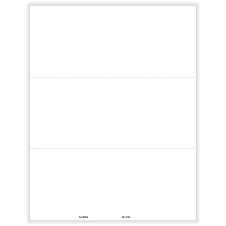 ComplyRight® 1099-NEC Tax Forms, Blank, 3-Up, Laser, 8-1/2" x 11", Pack Of 6,000 Forms