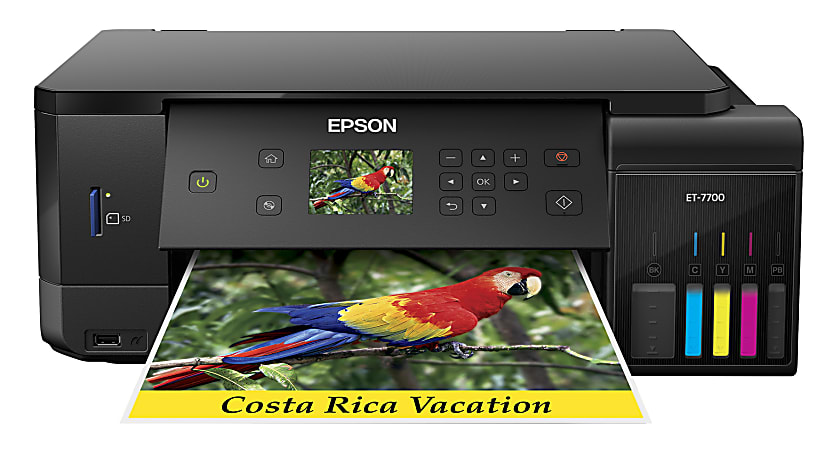 Epson® Expression® Premium ET-7700 EcoTank® Wireless Color Inkjet All-In-One Printer