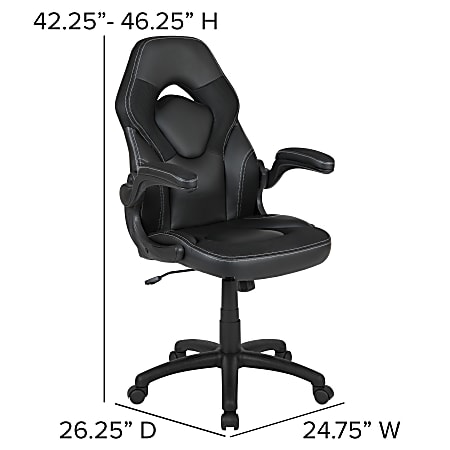Flash Furniture Gaming Desk And Racing Chair Set With Cup Holder