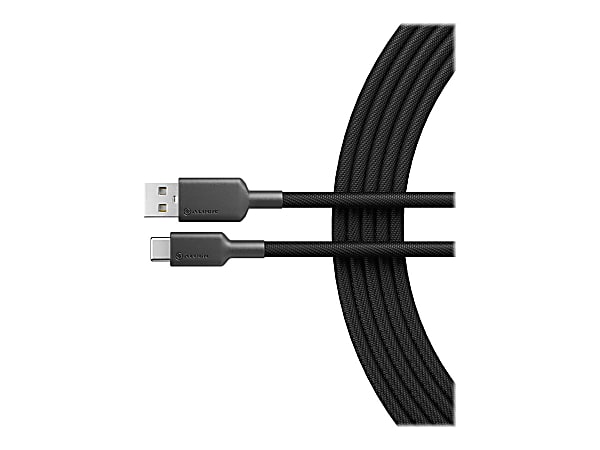ALOGIC Elements PRO USB-C to USB-A Cable - Male to Male - 1m - USB 2.0 - 3A - 480Mbps - Black - 3.28 ft USB/USB-C Data Transfer Cable  - ELPCA201BK