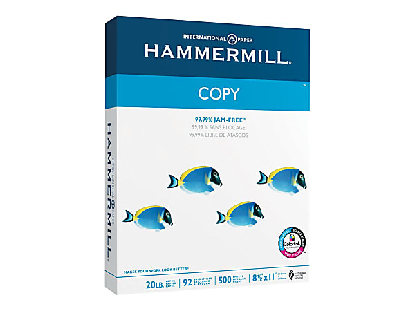 HammerMill Copy - Letter A Size (8.5 in x 11 in) - 75 g/m² - 500 sheet(s) plain paper