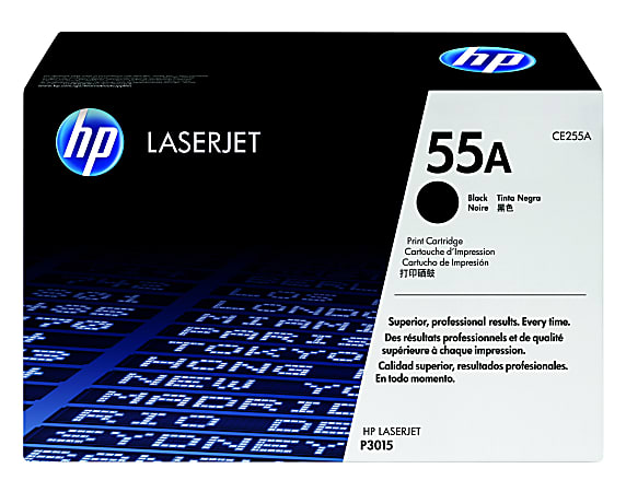 HP 55A Black Toner Cartridge, CE255A