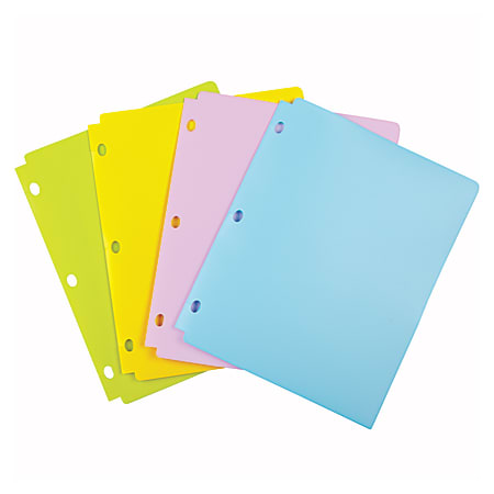 Wilson Jones® Snapper Folder, Assorted (No Color Choice)