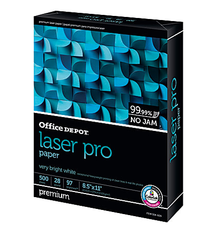 Office Depot Laser Pro Paper 1 Ream White Letter Size 8 12 x 11 Ream Of ...
