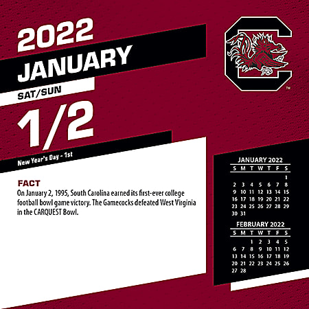 Lang Daily Calendar South Carolina 2022 - Office Depot