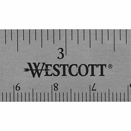 Westcott Metric Ruler With Metal Edge 12 - Office Depot