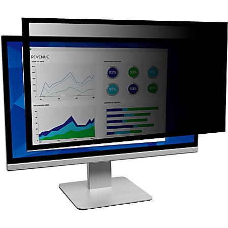 3M™ Framed Privacy Filter Screen for Monitors, 18.5" Widescreen (16:9), PF185W9F