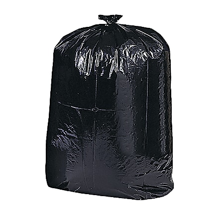 Highmark Large Drawstring Trash Bags 33 Gallon Black Box Of 70