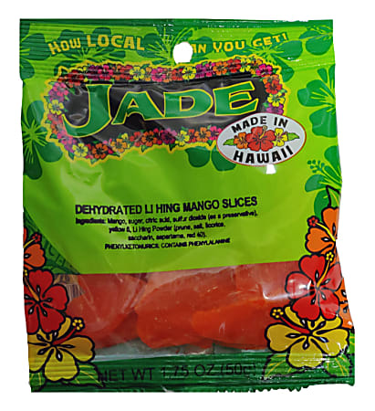 Jade Food Products Dehydrated Li Hing Mango Crackseed