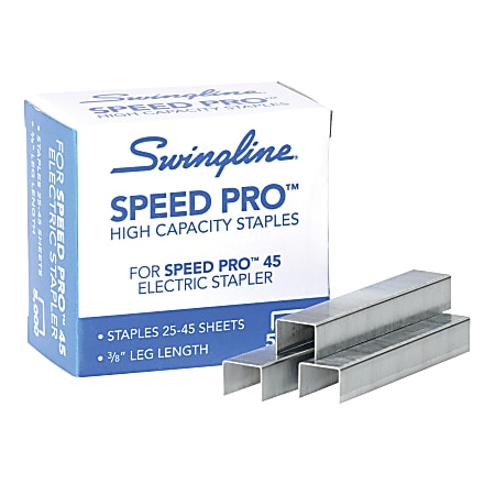 Swingline® Speed Pro™ High-Capacity Staples, 3/8", Box Of 5,000