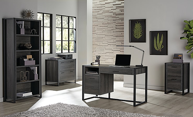 Realspace dejori l sale desk with hutch