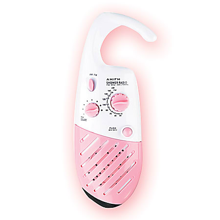 Conair® Shower Radio, Pink