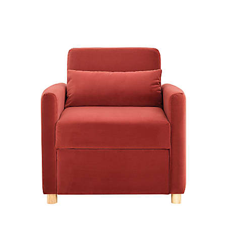 Lifestyle Solutions Serta Isla Convertible Chair, Cinnamon
