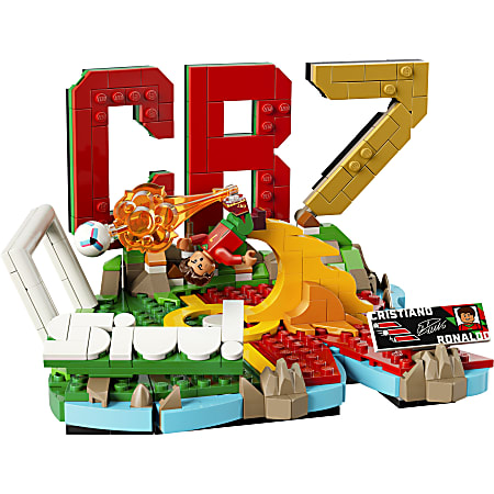 LEGO Cristiano Ronaldo Soccer Highlights Building Blocks Set Total