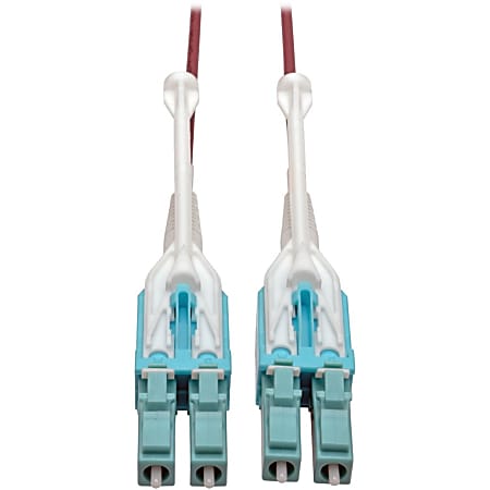 Eaton Tripp Lite Series 10G Duplex Multimode 50/125 OM4 LSZH Fiber Optic Cable (LC/LC), Push/Pull Tabs, Magenta, 1 m - Fiber Optic  - N82101MMGT