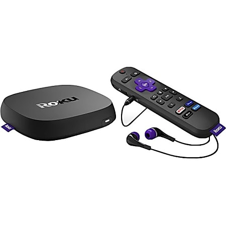 Roku Ultra 4K/HDR/Dolby Vision Streaming Device And Voice Remote Pro With Rechargeable Battery, Black