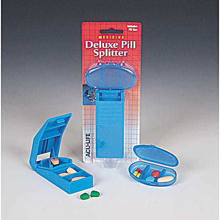 ACU-LIFE® Deluxe Pill Box & Splitter