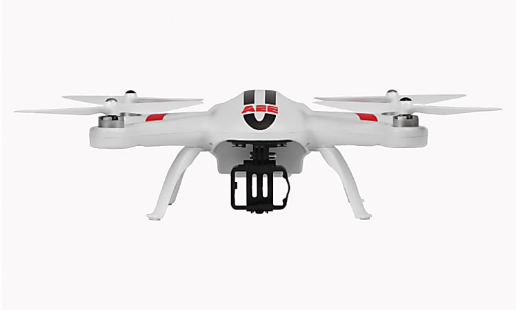 AEE AP9 Quadcopter Drone, 14 1/2"H x 14 1/2"W x 5 3/4"D, White