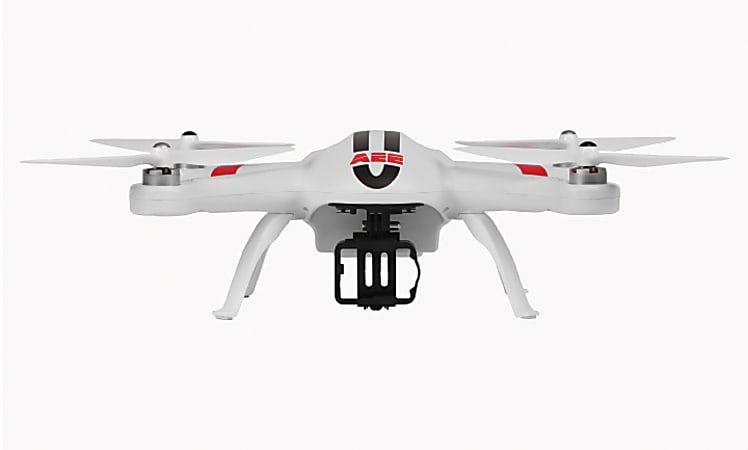 AEE AP9 Quadcopter Drone 14 12 H x 14 12 W x 5 34 D White Office