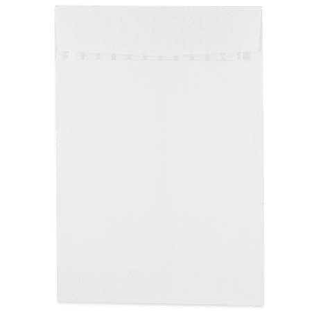 JAM Paper® Open-End Envelopes, 6-1/2" x 9-1/2", Peel & Seal Closure, White, Pack Of 500 Envelopes