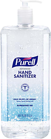 PURELL® Advanced Hand Sanitizer Refreshing Gel, Clean Scent, 1.5 Liter Pump Bottle