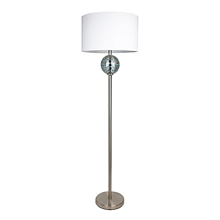 LumiSource Scepter Contemporary Floor Lamp, 60-3/4”H, Off-White