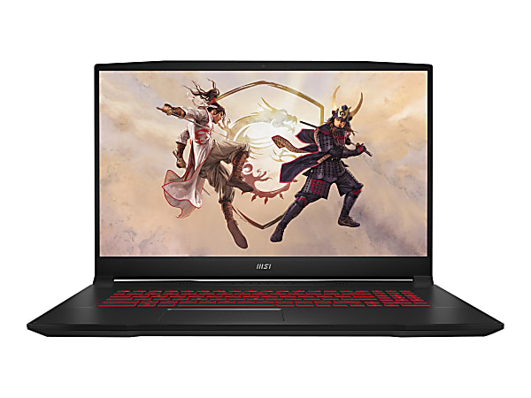MSI GF76 12UE 026 Katana Laptop, 17.3" Screen, Intel® Core™ i7, 16GB Memory, 512GB Solid State Drive, Wi-Fi 6, Windows® 11