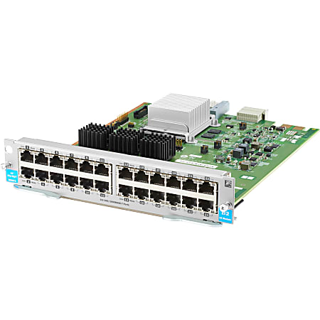 HPE 24-port 10/100/1000BASE-T MACsec v3 zl2 Module - For Data Networking - 24 x RJ-45 1000Base-T LAN - Twisted PairGigabit Ethernet - 1000Base-T - 1 Gbit/s - 1