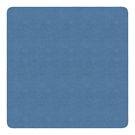 Flagship Carpets Americolors Rug, Square, 12' x 12', Blue Bird