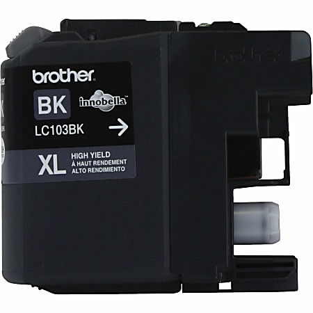 Brother® LC103 High-Yield Black Ink Cartridge, LC103BK