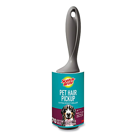 Pet Hair Pickup Lint Roller, Refill Roll, 70 Sheets/Roll Pet Hair Pickup Lint Roller, Refill Roll, 70 Sheets/Roll