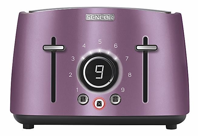 Sencor STS6071GR 4-Slot Toaster With Rack, Violet