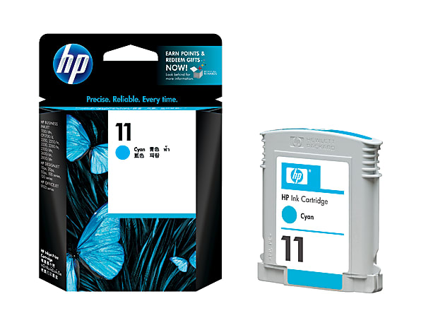 HP 11 Cyan Ink Cartridge, C4836A