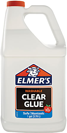 Elmer's® Clear Washable School Glue, 1 Gallon, Pack Of 2 Jugs