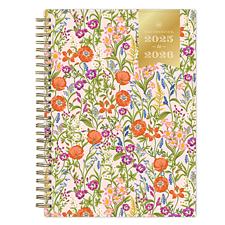2025-2026 Day Designer June Notes Weekly/Monthly Academic Planning Calendar, 5-7/8" x 8-5/8", July 2025 to June 2026, 151696