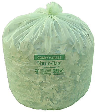 Compostable trash bags, Biodegradable plastic bags.