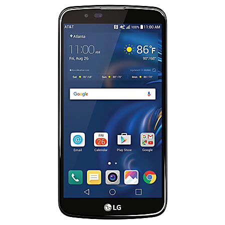 LG K10 K425 Cell Phone, Blue, PLN100301