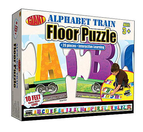 Brighter Child Alphabet Train Floor Puzzle, Grades Pre-K - 2