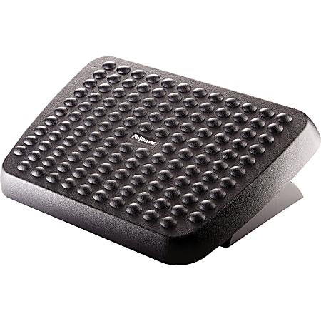 Fellowes® Standard Footrest, 3 3/4"H x 17 5/8"W x 13 1/8"D, Graphite