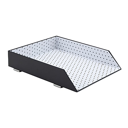 Realspace® Black Dot Letter Tray