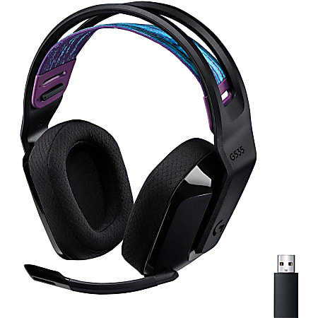 Logitech G535 Gaming Headset Stereo USB Wireless 39.4 ft 36 Ohm 20
