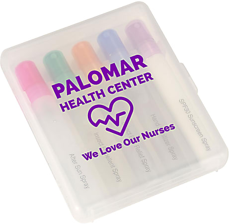 Custom Hand Sanitizer And Outdoor Wellness Set, 5-1/4" x 4-1/2"
