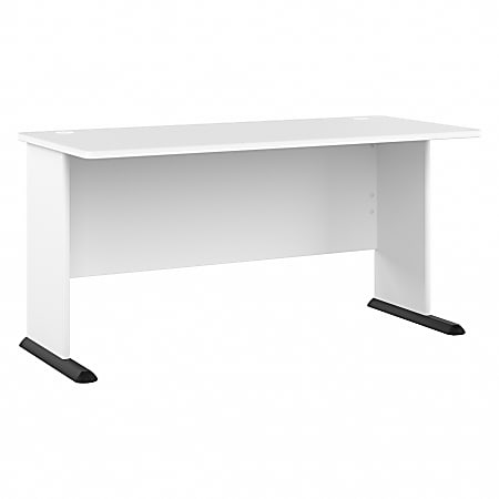 Bush Business Furniture Studio A 60"W Gaming Computer Desk, White, Standard Delivery