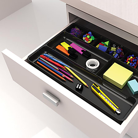 Office depot desk on sale drawer organizer