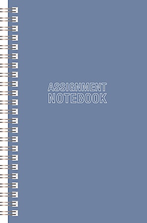Office Depot® Undated Weekly Assignment Notebook, 8-1/4" x 5-3/4", Assorted Colors