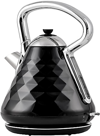 Ovente Cleo 1.7 Liter Electric Hot Water Kettle, Black