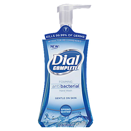 Dial Complete Antibacterial Foam Hand Soap Springwater Scent 7.5