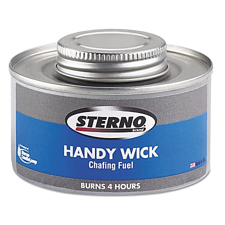 Sterno® Handy Wick Chafing Fuel, 4-Hour Burn, Pack Of 24 Cans